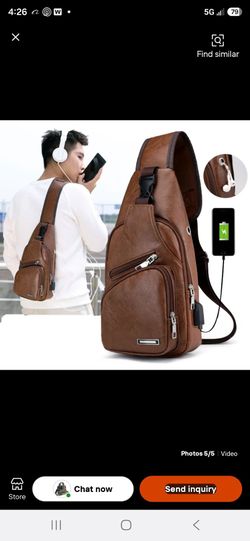 Men Fashionable Chest Bag
