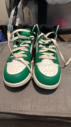 Green Jordan Ones There Is Size 6