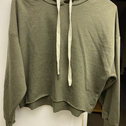 Ladies Crop Hoodie Sweater Sz M