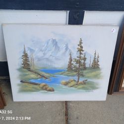 Oil On Canvas Painting