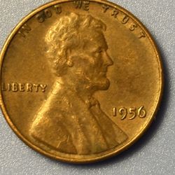 1956 Lincoln Wheat Penny - No Mint Mark