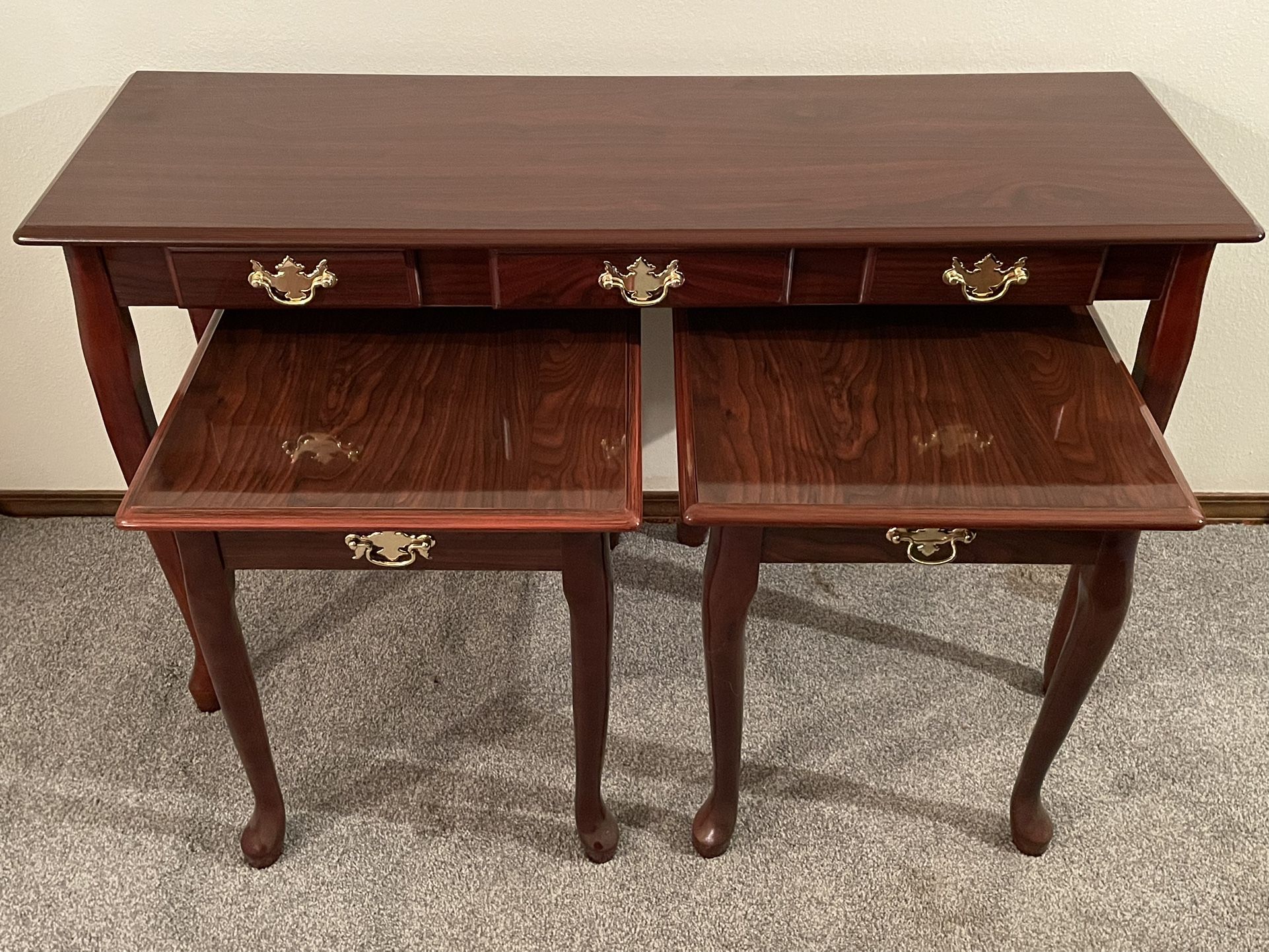Back Sofa Table And End Tables