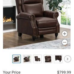 New Leather Recliner
