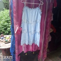 New Never Worn Lace Blue Dress Size Small