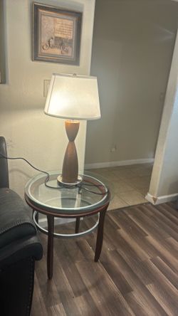 Lamp with table set