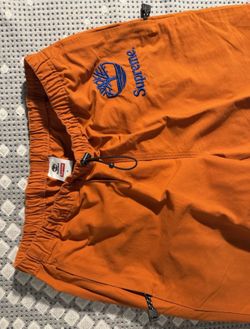 Supreme x Timberland Orange Reflective Casual Pants S Adjustable Waist Pockets