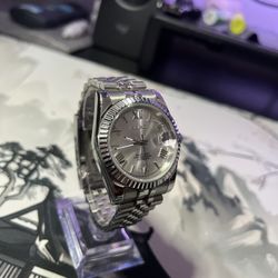 Seiko Mod Datejust Style NH35 Roman Numeral Dial With Jubilee Bracelet