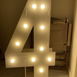 3ft/36Inch Light-Up Numbers 23789