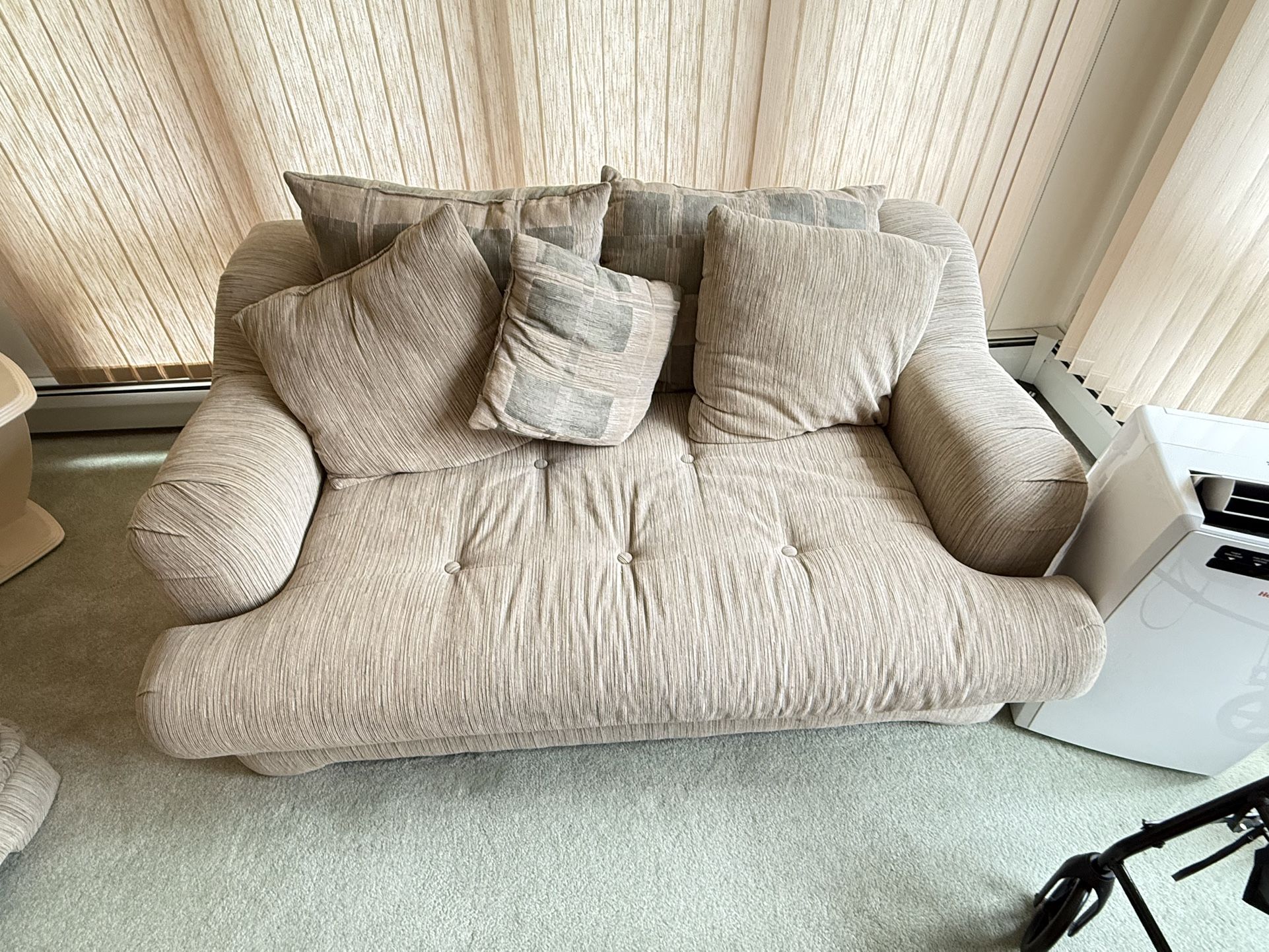 Living Room Furniture Set – Sofa, Loveseat, Armchair & Ottoman