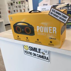 Raycon The Power Boombox Bluetooth Speaker NEW -90 Day Warranty-$1 DOWN-NO Credit Needed