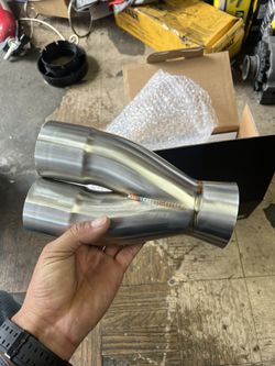 Y Pipe Stainless Vibrant 2.5 To 3inch Exhaust 