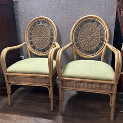 Denver Dining Handmade Wicker Side Chair Natural Rattan