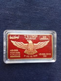 TRUMP OFFICIAL GOLD BARS AND COIN