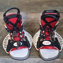 CWB TORQ Wake board Bindings Sm/med