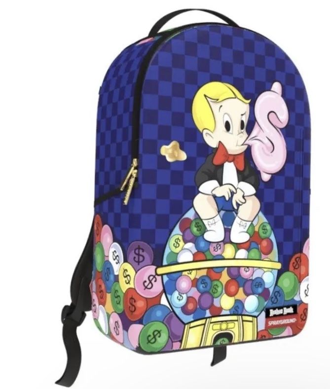 SprayGround Richie Rich Money Money Money Bag DLXV