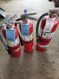 Fire extinguishers (3)