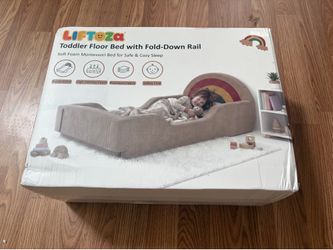 Toddler Floor Bed with Mattress Included – New