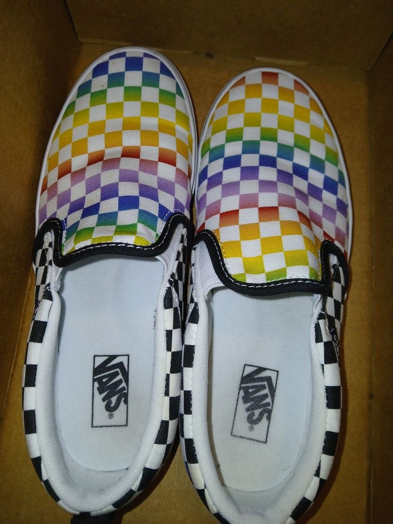 Vans Checkered Size 6 Boys