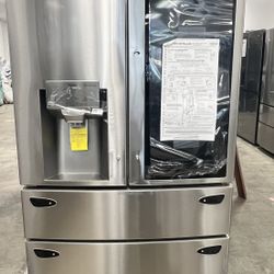 LG French Door Refrige With Fresh Drawer LRMVS3006S Unused 