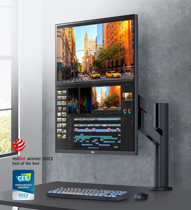 LG DualUp Monitors (2) Like New 96W USB-C 2880x1440 Ultra Tall Display