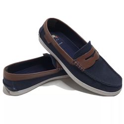 COLE HAAN 1928 Soft Slip-on Shoes Men’s Size 11.5M Blue Canvas.