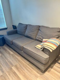 Gray 3-Seat Sofa / Couch – Excellent Condition