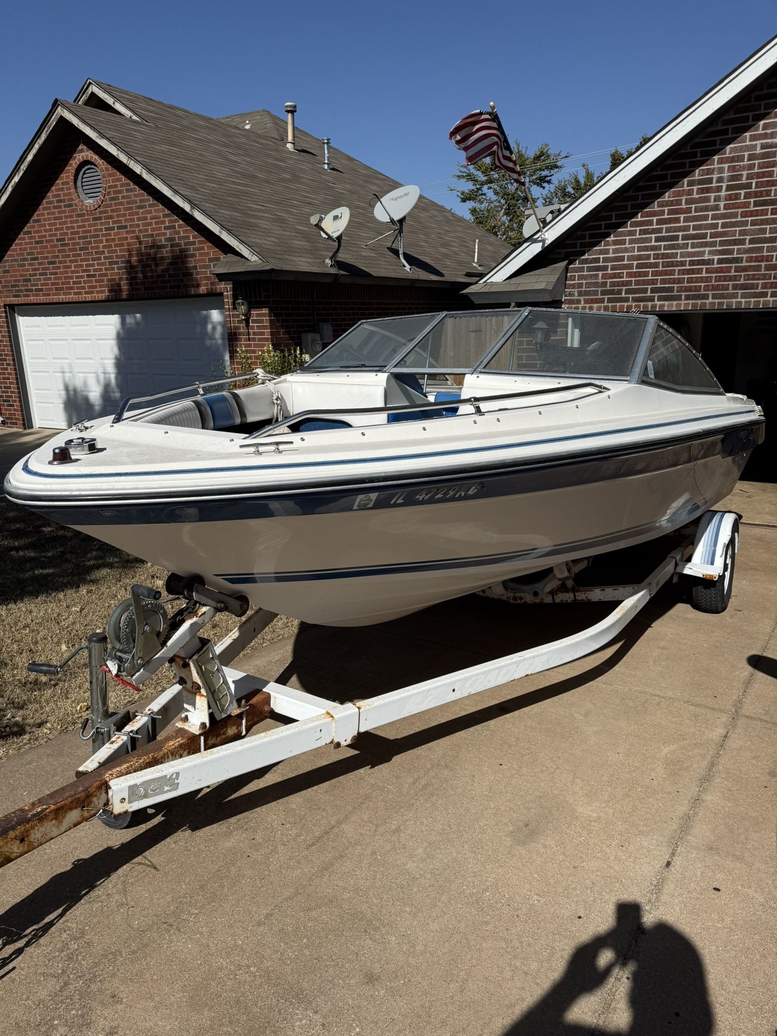 1990 Searay Bowrider