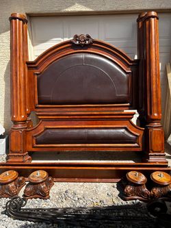 King size bed frame
