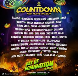 1 Countdown Ticket