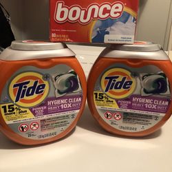 Tide Laundry Pods & Dryer Sheets !!