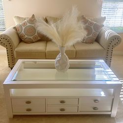 Prestige White Storage Coffee Table.