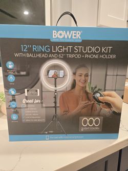 12' Ring Light Studio Kit With Tripod+ Phone Holder