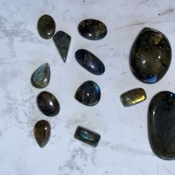 Fine Pieces Of Labradorite Stone Polished