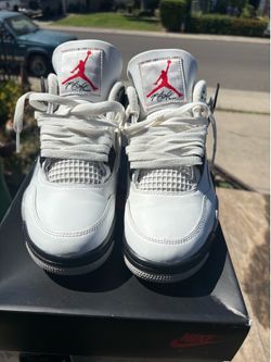 Jordan 4 white cement
