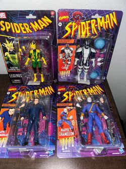 Marvel legends Spider-Man retro lot chameleon electro cardiac