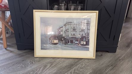 Framed Art Print San Francisco Foggy Scene Robert Kent