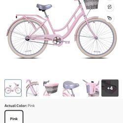 Pink Beach Cruiser 26” Kent Charleston 
