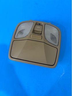 11-14 HYUNDAI SONATA OVERHEAD CONSOLE DOME LIGHT STORAGE SUNROOF STORAGE