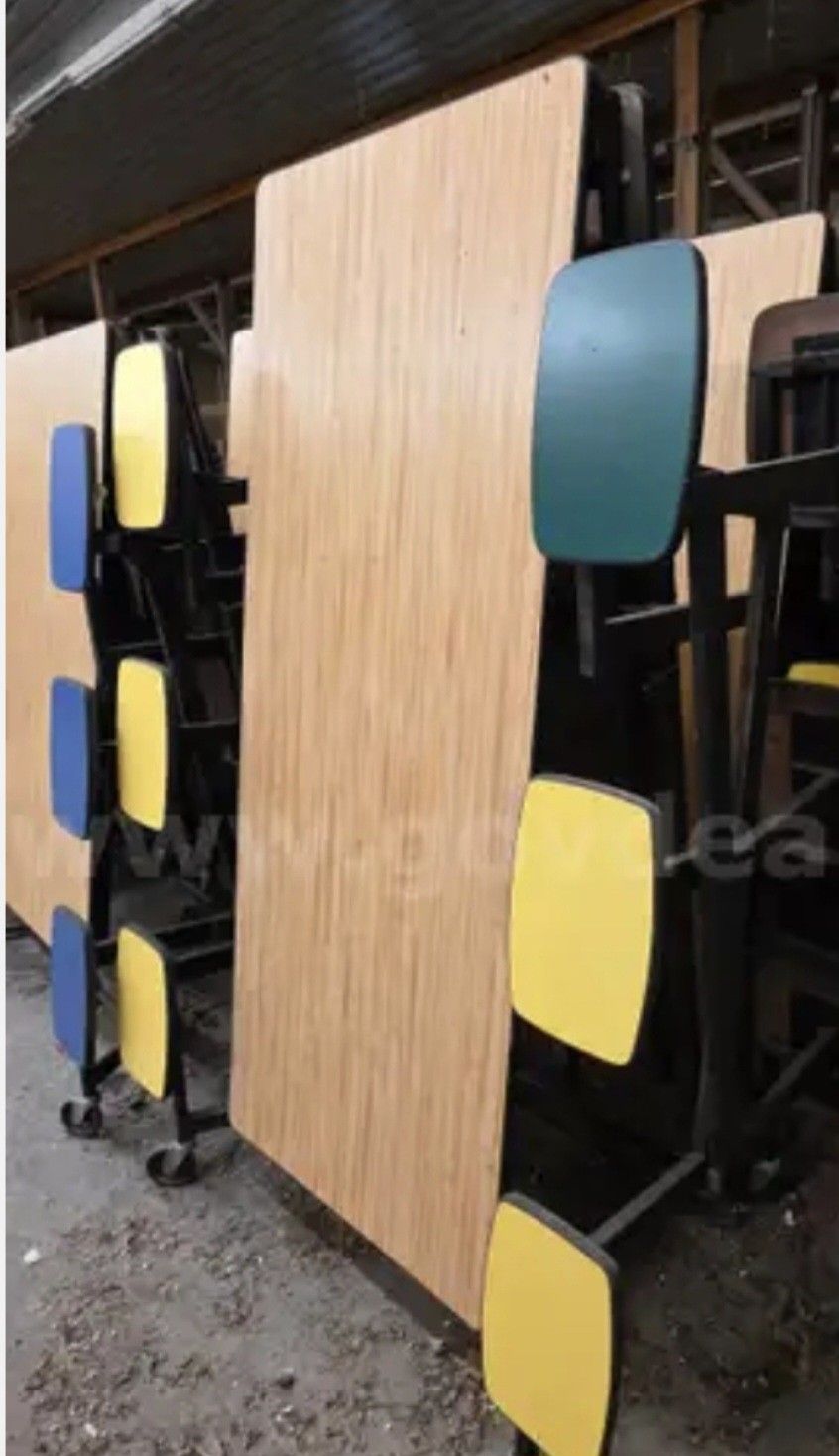 (10) Available Cafeteria Lunch School College Church FoldingTables $499. Each We Deliver in Fl.