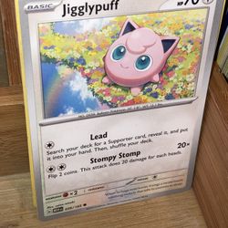 JIGGLYPUFF Pokémon card