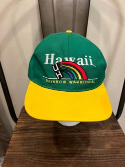 Vintage Twins Enterprise Hawaii Rainbow 🌈 Warriors  Hat