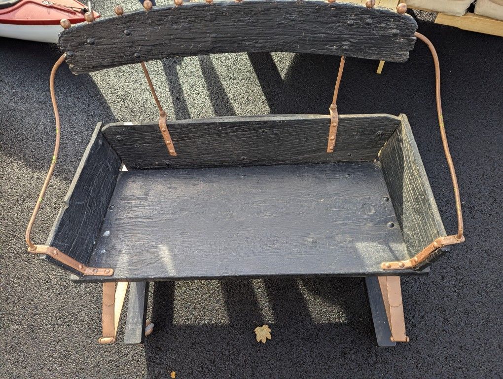 Antique Buckboard Wagon On Wheels