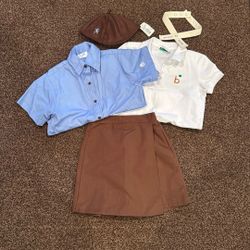 Girl Scout Brownie Uniform Set 