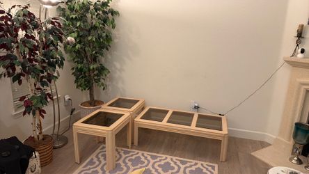 Coffee table & two corner tables