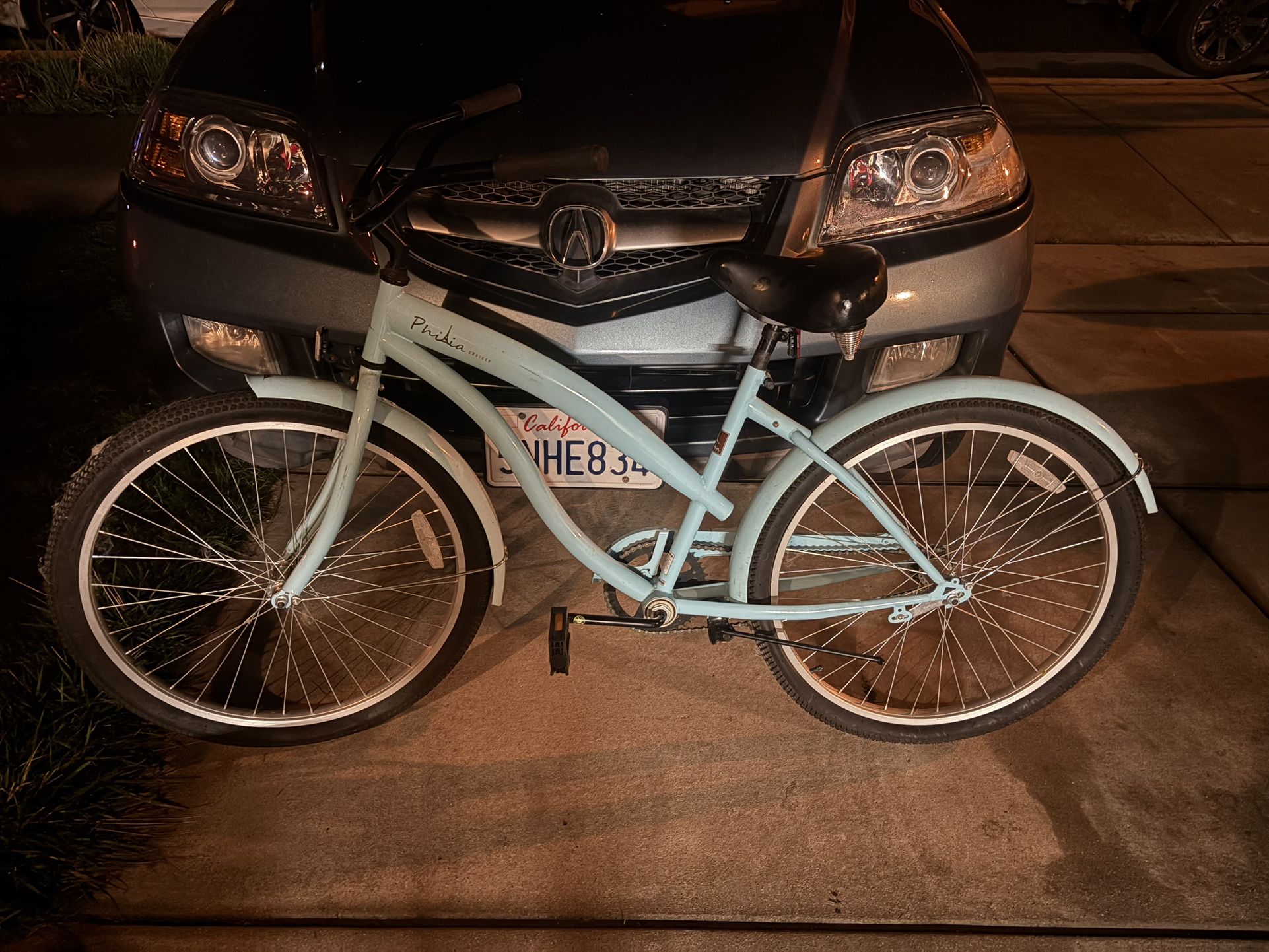 Lady’s Light Blue Cruiser Bike