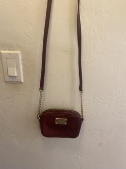Genuine Michael Kors Small Crossbody Bag Wine Color