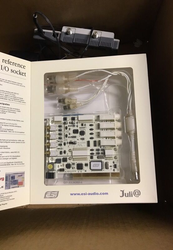 Juli@ 24/192 kHz sound card