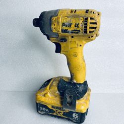Dewalt XR Brushless Drill With 20V Max 6AH Battery