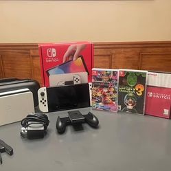 🔥Amazing Switch Oled Bundles W 4games nd accessories 