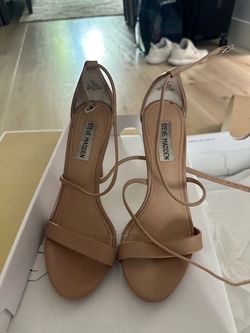 Steve Madden Nude Sandal Heels